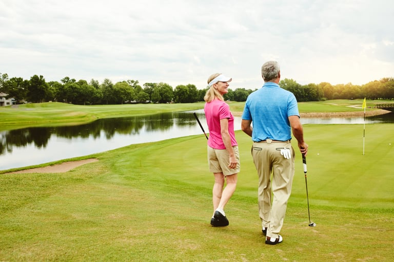 Another date on the golf course..